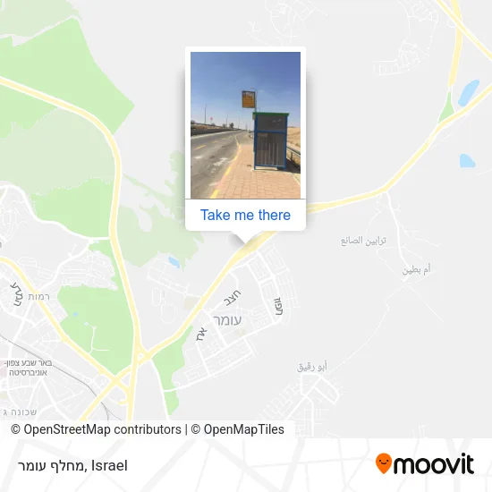 Карта מחלף עומר
