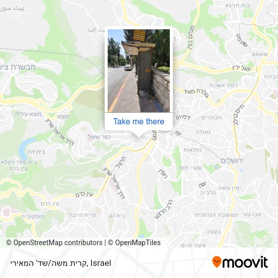 קרית משה/שד' המאירי map