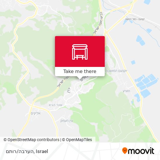 הערבה/רותם map