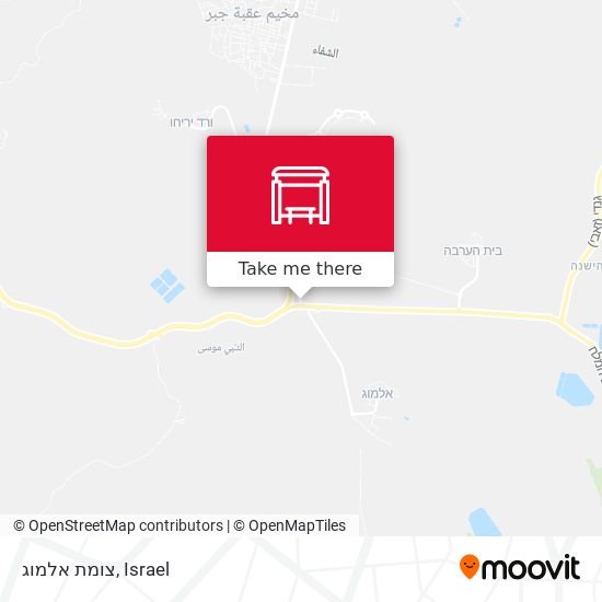 צומת אלמוג map