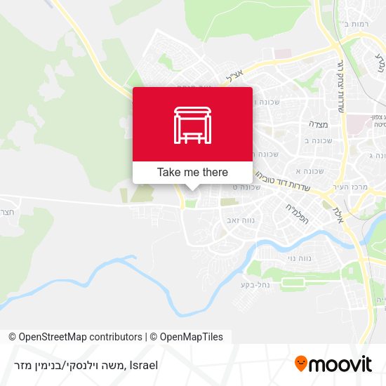 משה וילנסקי/בנימין מזר map