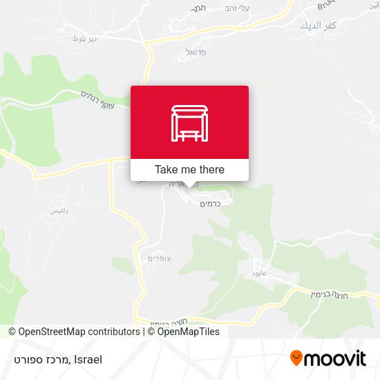 Карта מרכז ספורט
