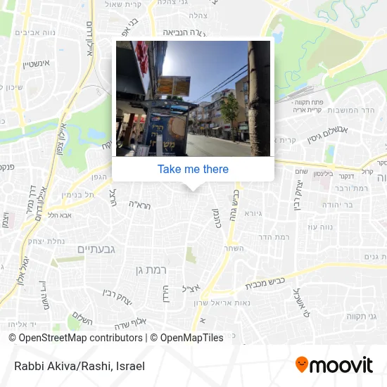 Rabbi Akiva/Rashi map