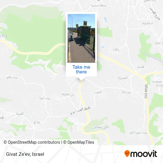 Givat Ze'ev map