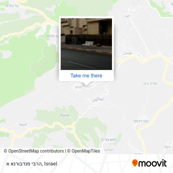 הרבי מנדבורנא א map