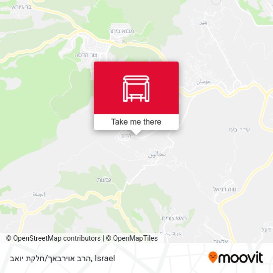 הרב אוירבאך/חלקת יואב map