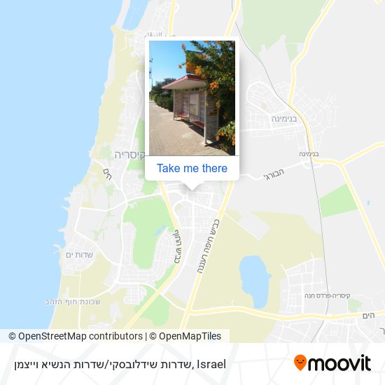 שדרות שידלובסקי / שדרות הנשיא וייצמן map