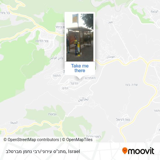 מתנ''ס עירוני/רבי נחמן מברסלב map