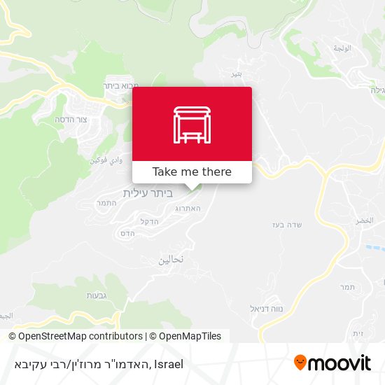 Карта האדמו''ר מרוז'ין/רבי עקיבא