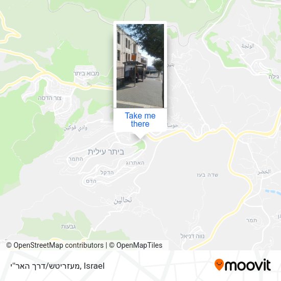 מעזריטש/דרך האר''י map