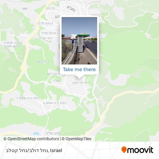 נחל דולב/נחל קטלב map