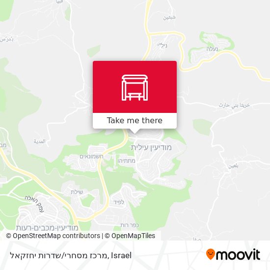 Карта מרכז מסחרי/שדרות יחזקאל