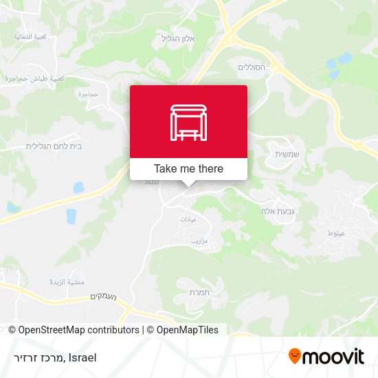 Карта מרכז זרזיר
