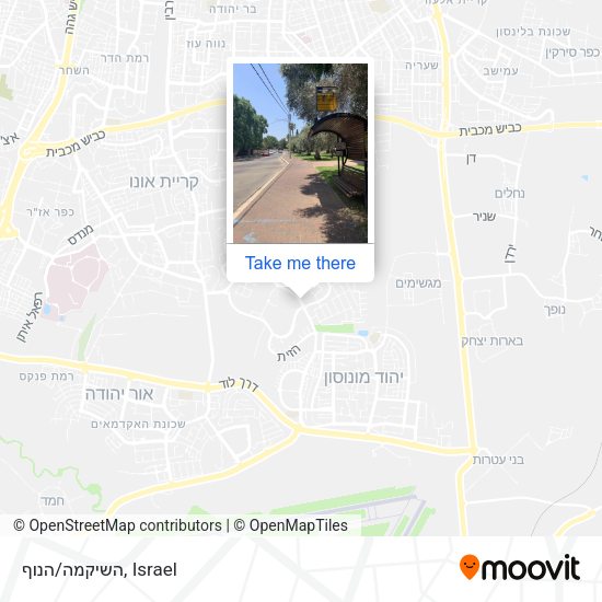 השיקמה/הנוף map
