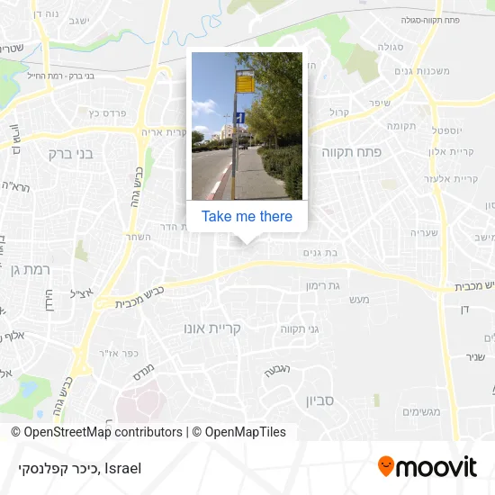 Карта כיכר קפלנסקי