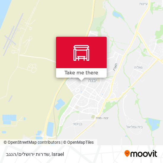 שדרות ירושלים/הנגב map