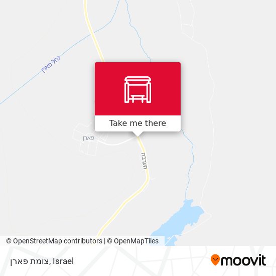 צומת פארן map