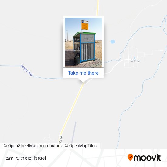 צומת עין יהב map