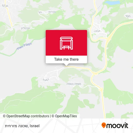 Карта שכונה מזרחית