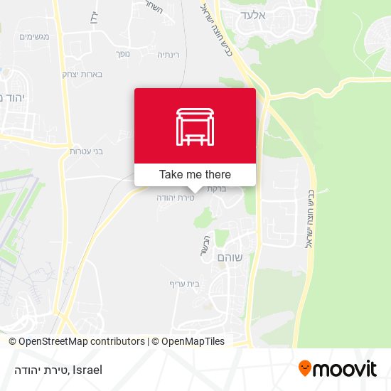 טירת יהודה map