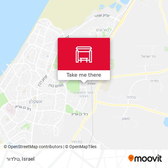 טלדור map