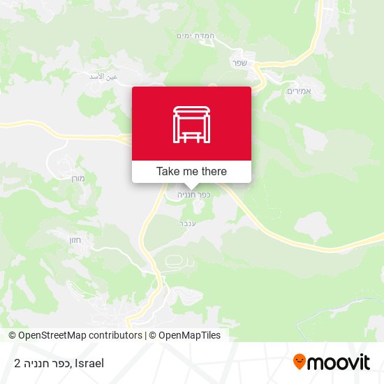 Карта כפר חנניה 2