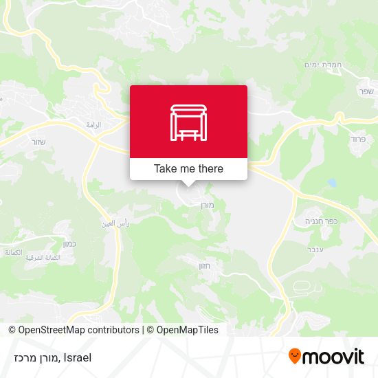 מורן מרכז map