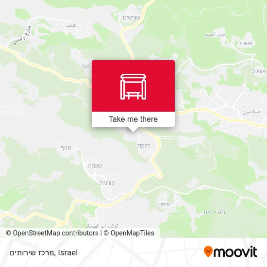 Карта מרכז שירותים