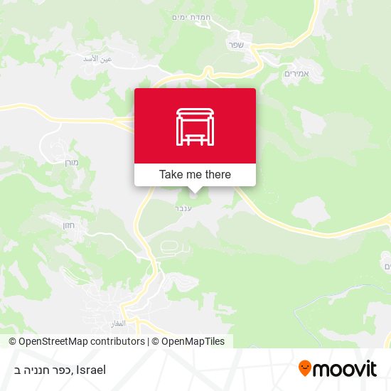 כפר חנניה ב map
