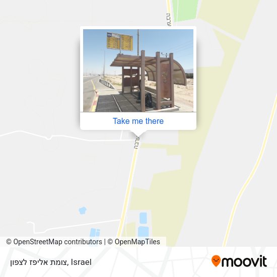 צומת אליפז לצפון map