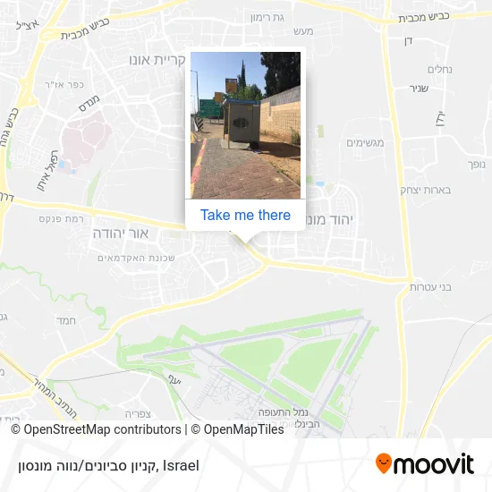 Карта קניון סביונים/נווה מונסון