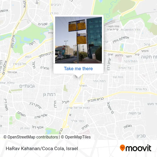 HaRav Kahanan/Coca Cola map
