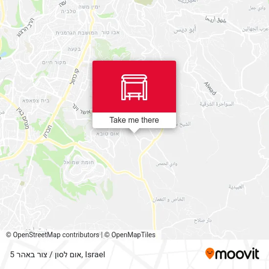 Карта אום לסון / צור באהר 5
