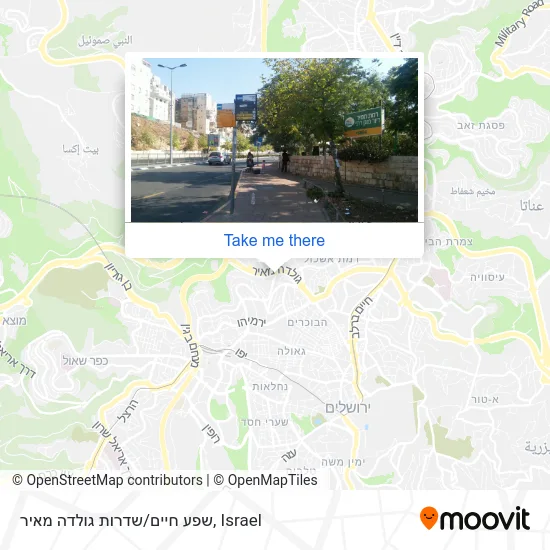 שפע חיים/שדרות גולדה מאיר map