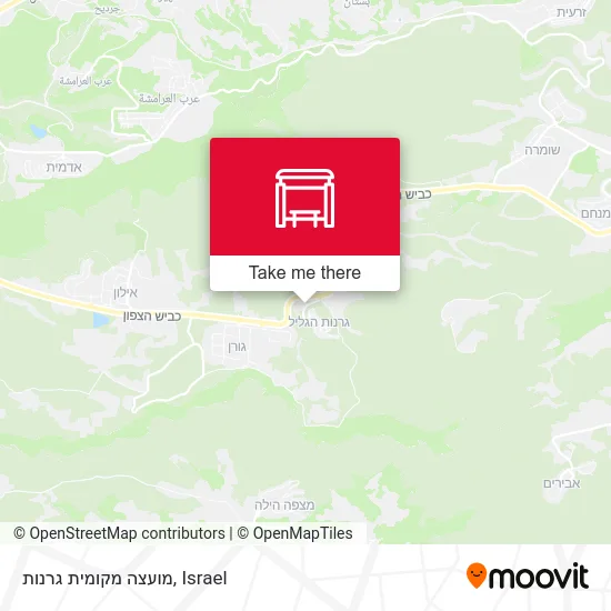 Карта מועצה מקומית גרנות