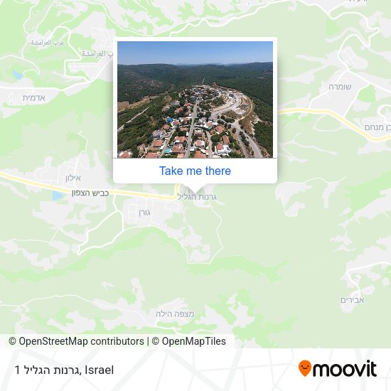 גרנות הגליל 1 map