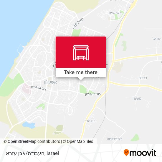 העבודה/אבן עזרא map