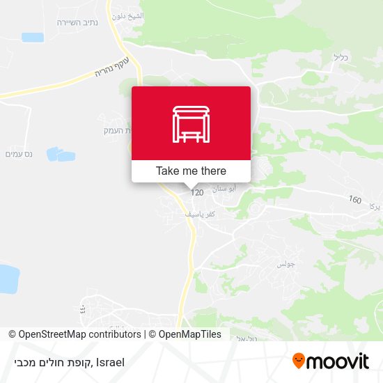 קופת חולים מכבי map