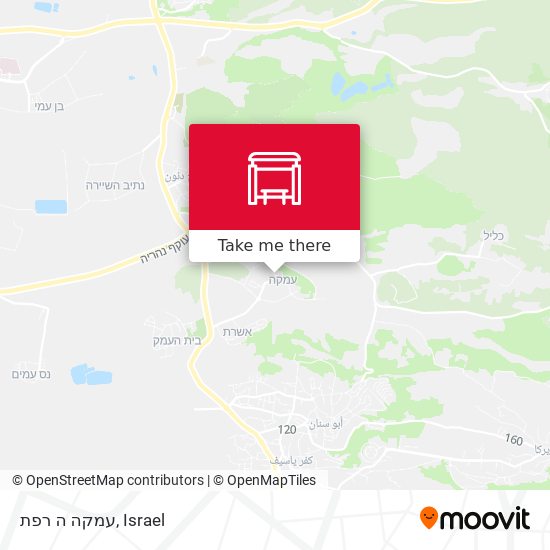 עמקה ה רפת map