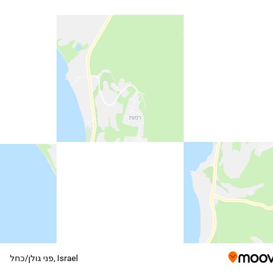 פני גולן/כחל map