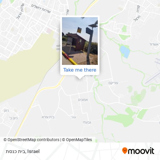 בית כנסת map