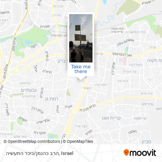 הרב כהנמן/כיכר התעשיה map