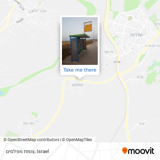 צומת מפלסים map