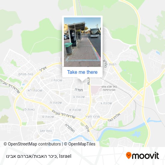 כיכר האבות/אברהם אבינו map