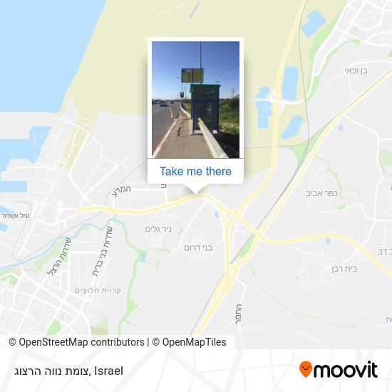 צומת נווה הרצוג map
