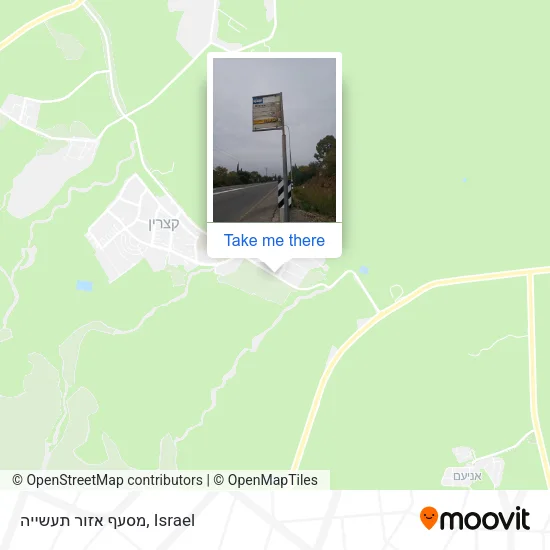 Карта מסעף אזור תעשייה