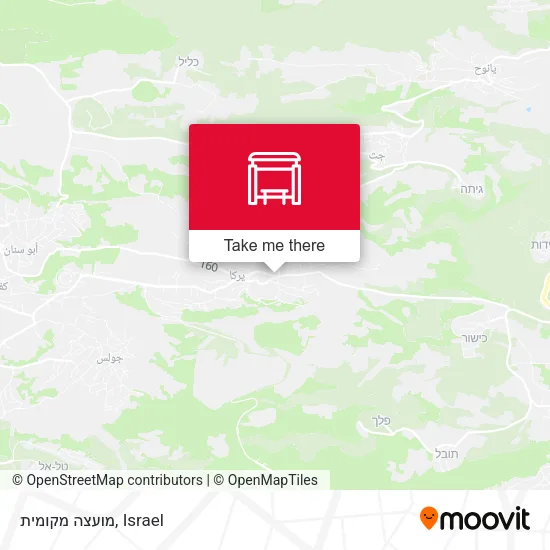 Карта מועצה מקומית