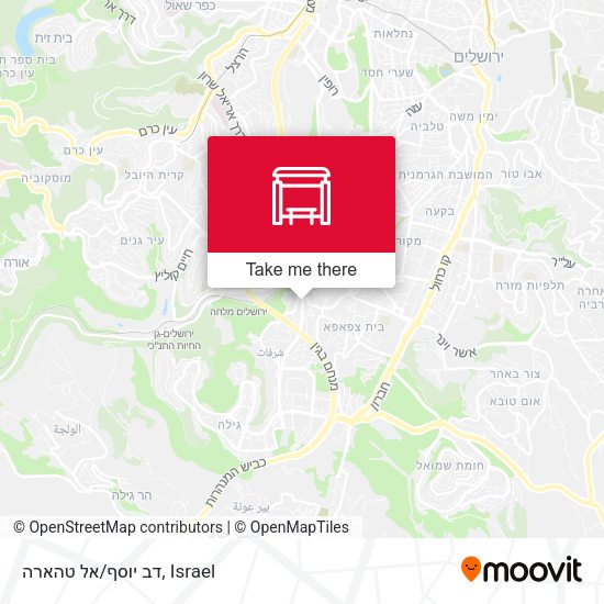 דב יוסף/אל טהארה map