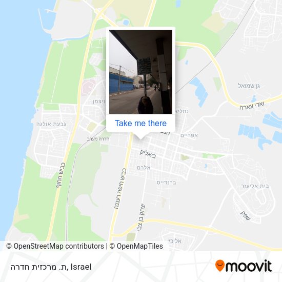ת. מרכזית חדרה map