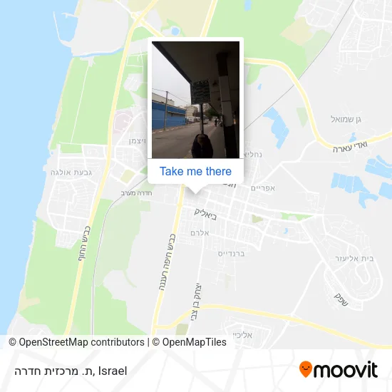 Карта ת. מרכזית חדרה